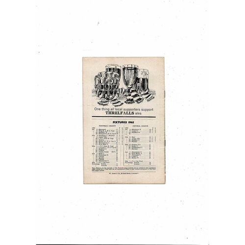 Liverpool v Koln European Cup Football Programme 3rd March 1964/65 Postponed