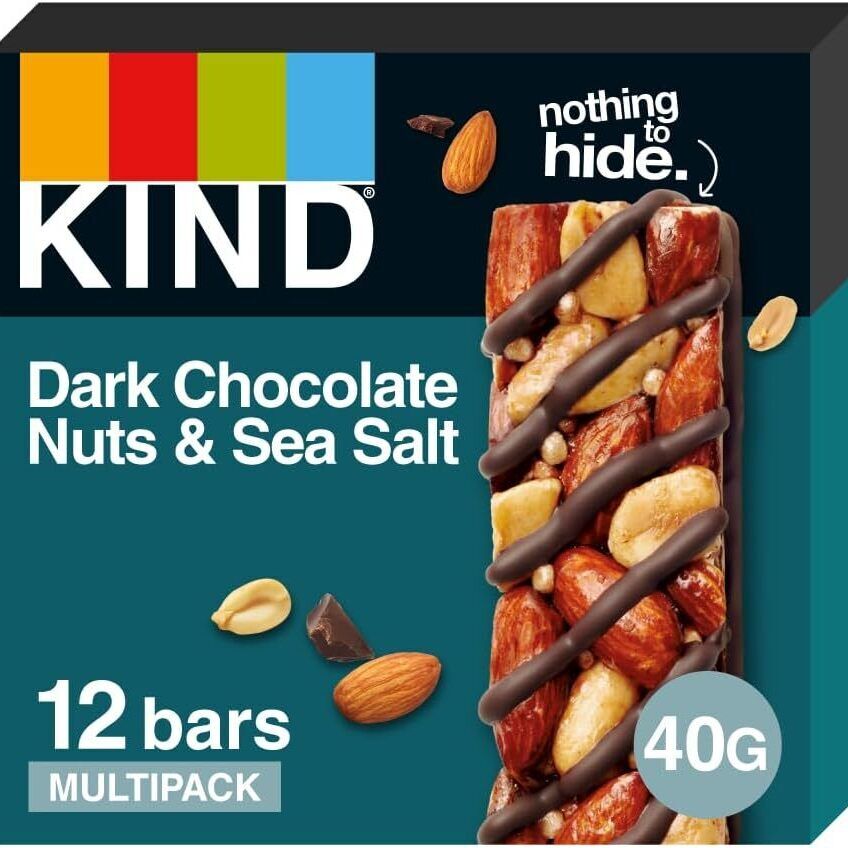 Kind Dark Chocolate Nut & Sea Salt Bars 12pk