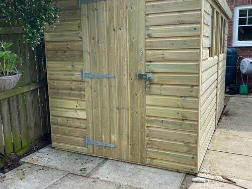 #P060 10x6 Pent Shed