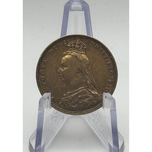 1890 Melbourne full gold sovereign