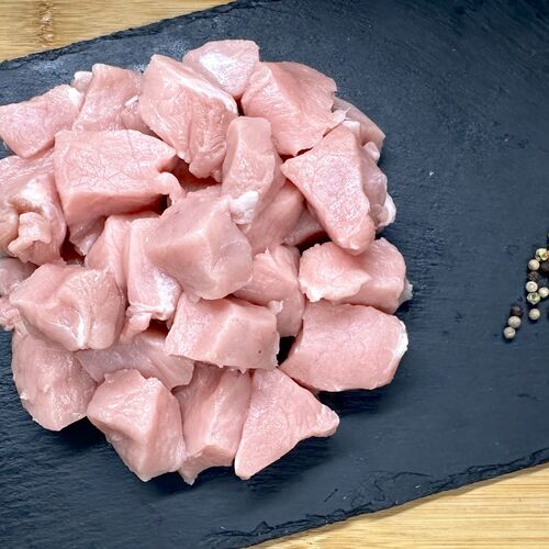 Diced pork