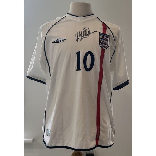 Micheal Owen England 2001 hand Signed Shirt
