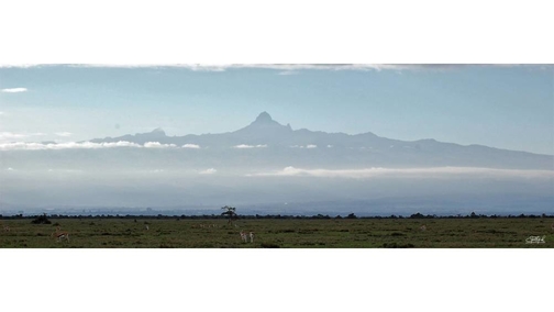 Mount Kenya from Ol Pejeta