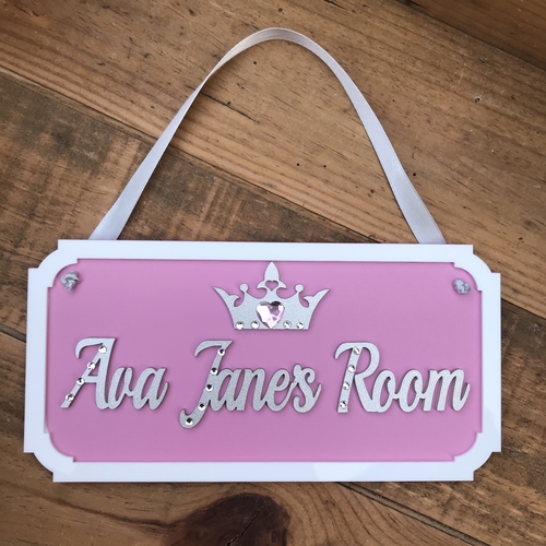 PRINCESS GLITTER Door Plaque