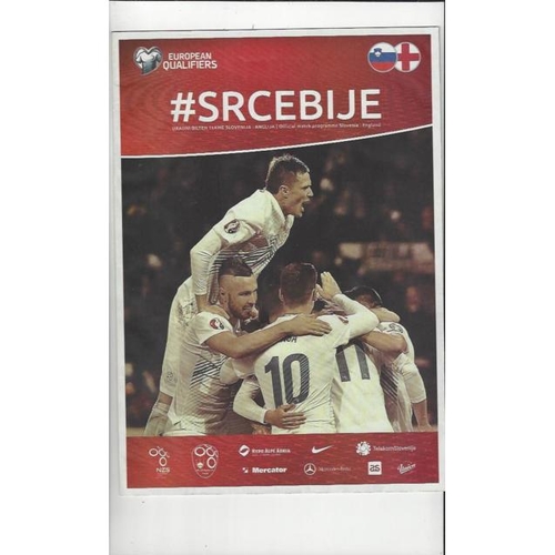 2015 Slovenia v England Football Programme