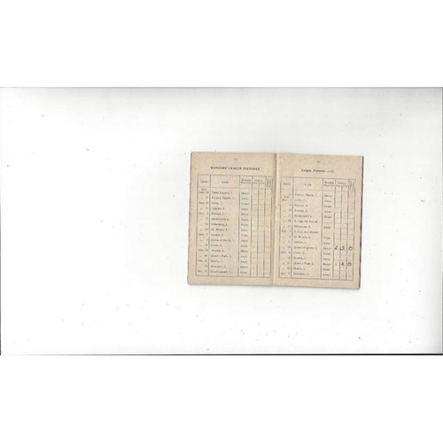 Rangers Official Football Handbook 1947/48