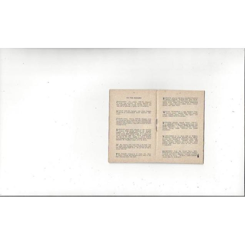 Rangers Official Football Handbook 1947/48