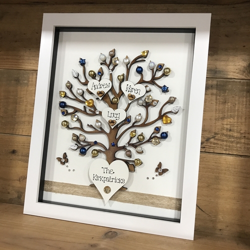 Large Grandkids family tree frame