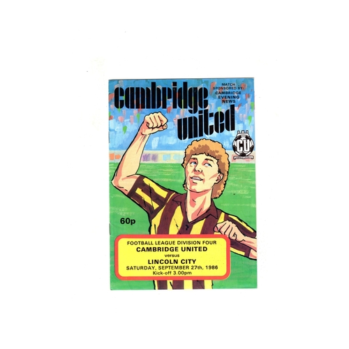 Lincoln City Away Football Programmes