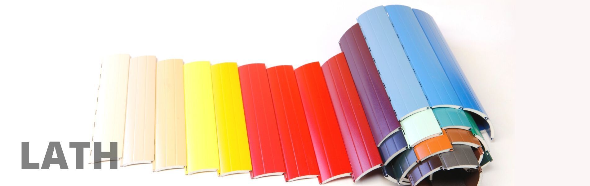 Lath for garage doors