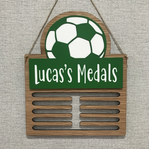 “ FOOTBALL “ Medal display hanger