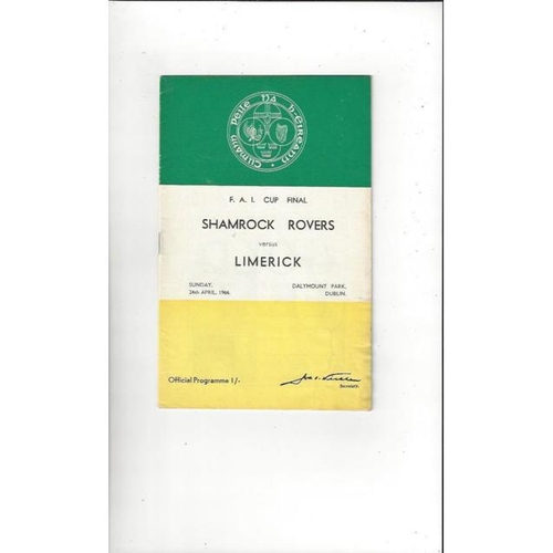 Republic of Ireland Cup Final Football Programmes