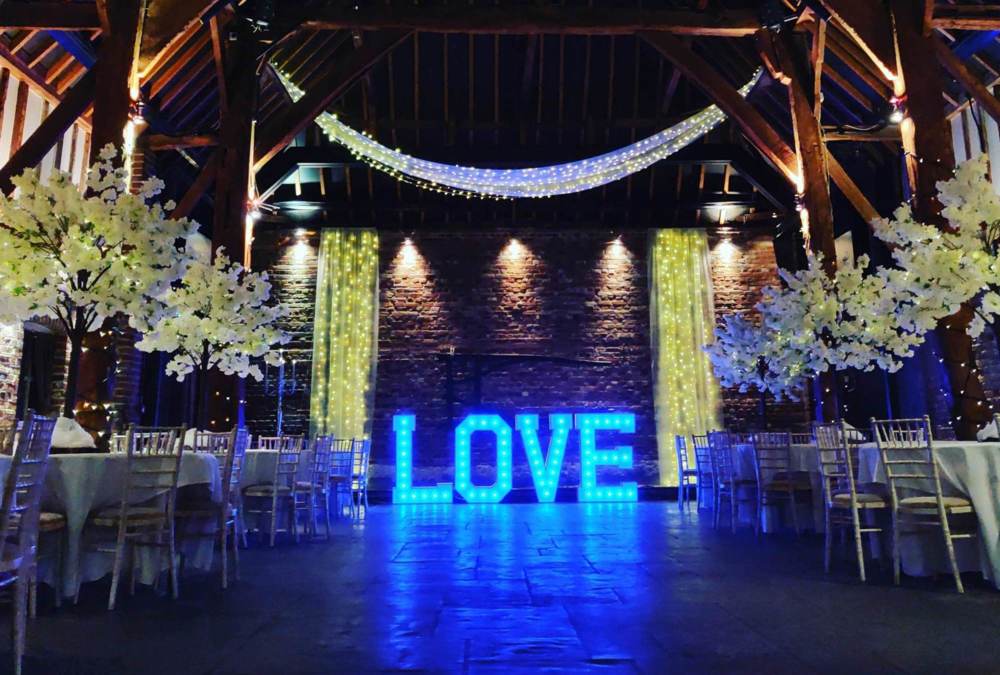 Wedding Light up LOVE Letters