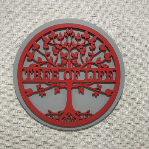 Customised Tree Of Life Monogram |Family Name sign