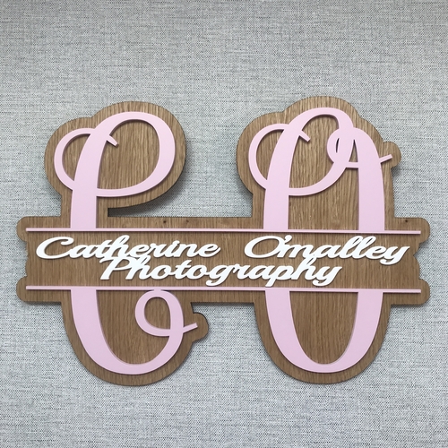 Double barrel monogram