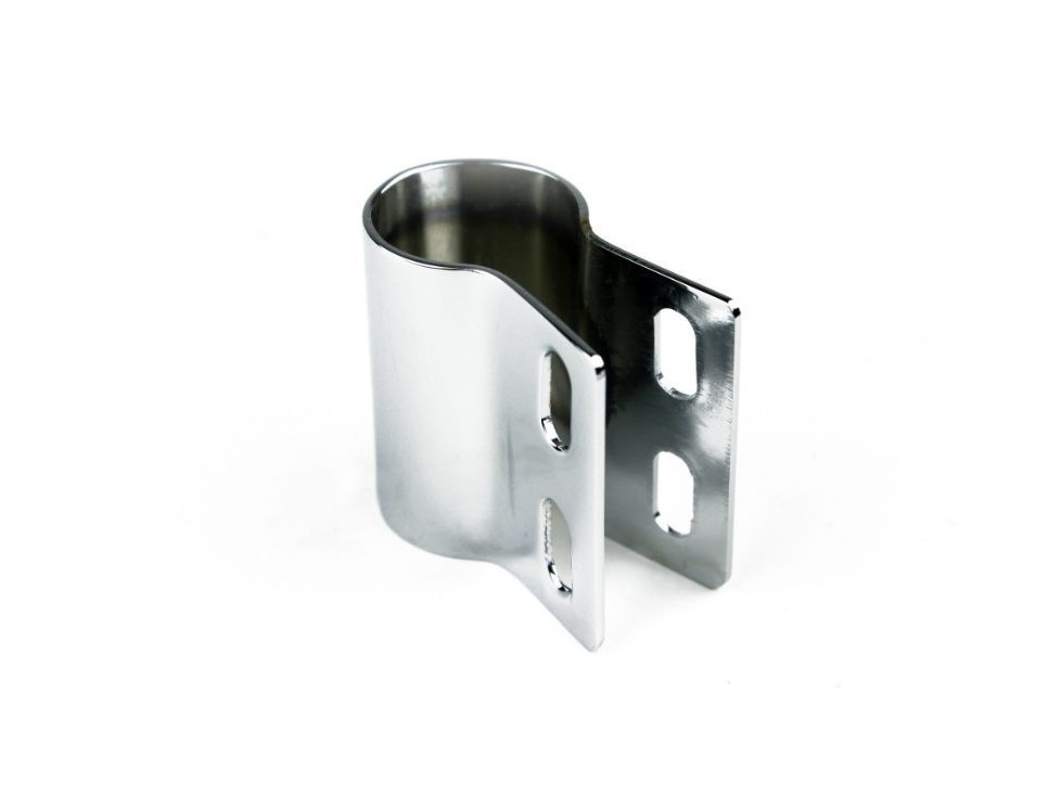 Badge Bar Clip - Chrome