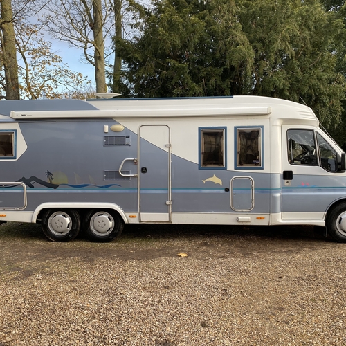 Hobby 750 Motorhome 4 Berth Tag Axle 4.5T Fiat Ducato 2.5TDi ALKO LHD Fixed Bed