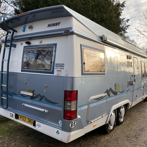 Hobby 750 Motorhome 4 Berth Tag Axle 4.5T Fiat Ducato 2.5TDi ALKO LHD Fixed Bed