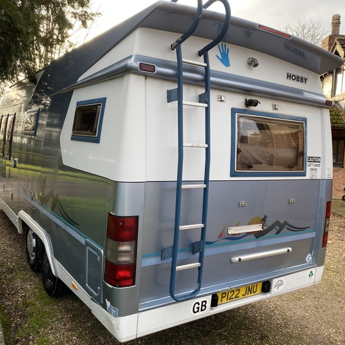 Hobby 750 Motorhome 4 Berth Tag Axle 4.5T Fiat Ducato 2.5TDi ALKO LHD Fixed Bed