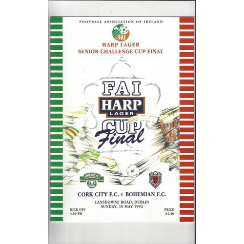 Republic of Ireland Cup Final Football Programmes
