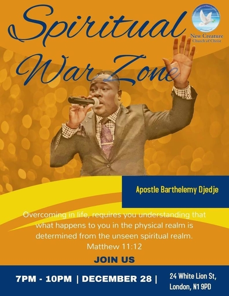 NCCC 2019 LAST CRUSADE - Spiritual War Zone