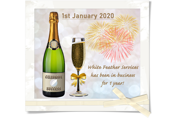 White Feather Services is One Year Old!!