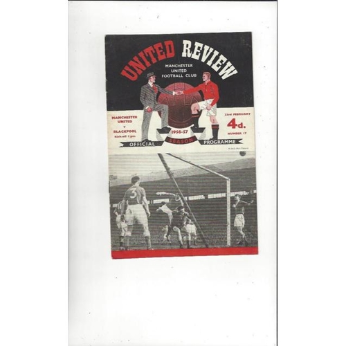 Blackpool Away Football Programmes