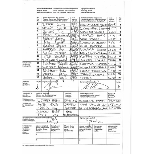 1992 Monaco v Werder Bremen European Cup Winners Cup Final Football Programme + Team Sheet