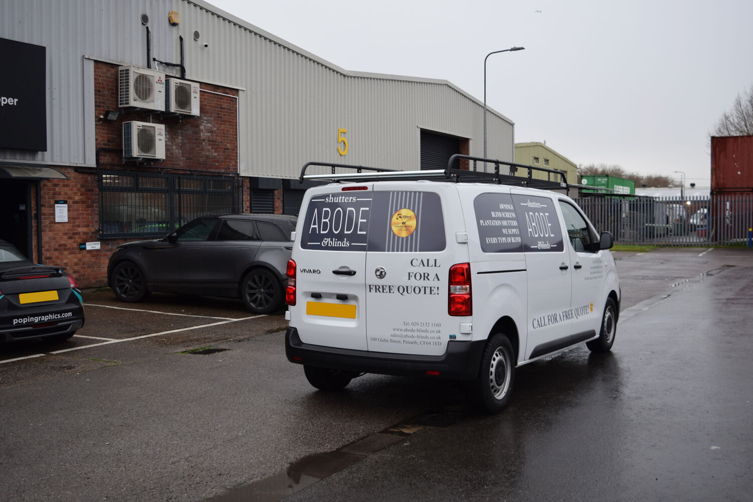 Abode Shutters & Blinds - Vauxhall Vivaro
