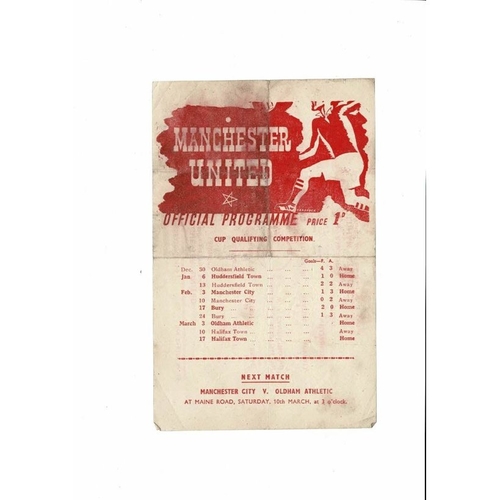 Oldham Athletic Away Football Programmes