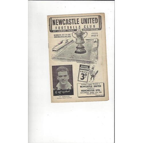 Manchester United Away Football Programmes