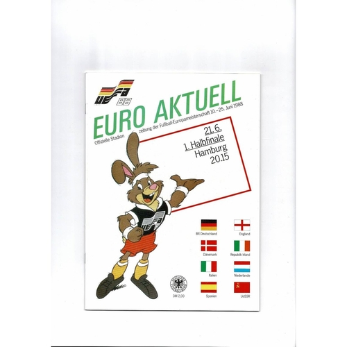 European Championship Football Programmes
