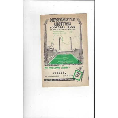 Newcastle United Home Football Programmes