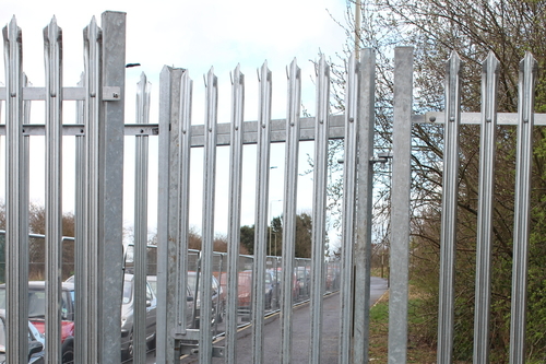 2000mm high Single Palisade gates