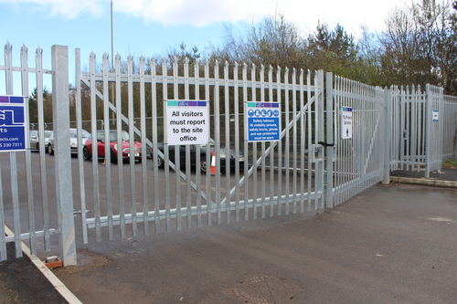 2000mm high Single Palisade gates
