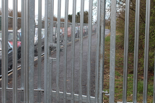 2400mm high Single Palisade gates