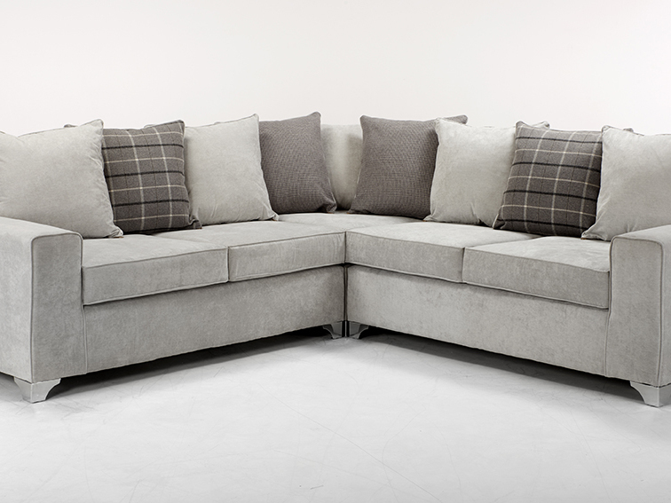 FESTIVAL CORNER 2  SOFA IN GREY KEIRA