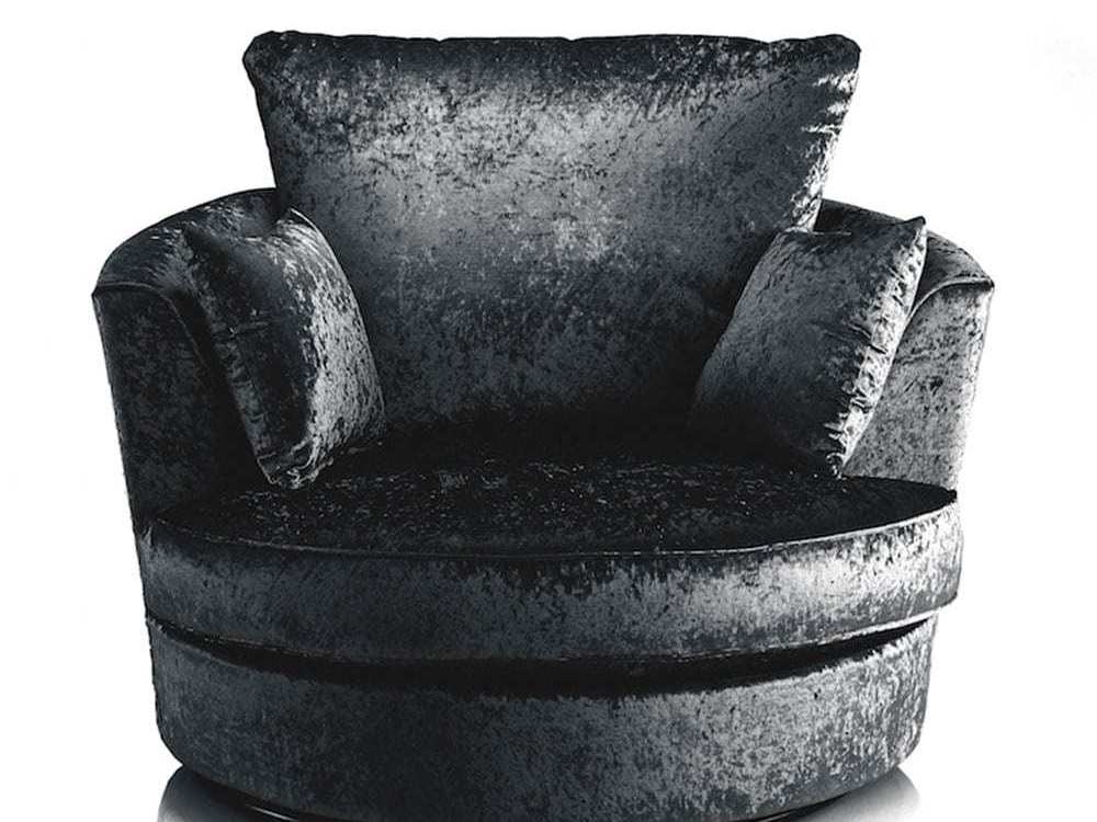 SWIVEL CHAIR IN BLACK
