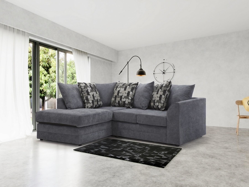 TWICKHENAM CORNER 2 OR 2CORNER 1  SOFA IN PEWTER KEIRA