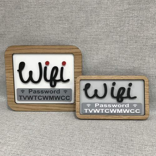 WIFI password sign