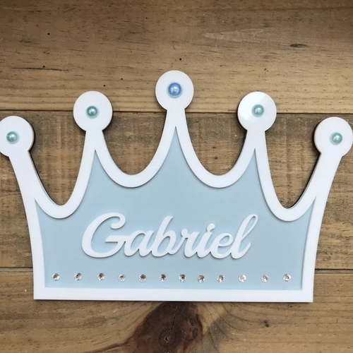 Princess / Prince crown door plaque