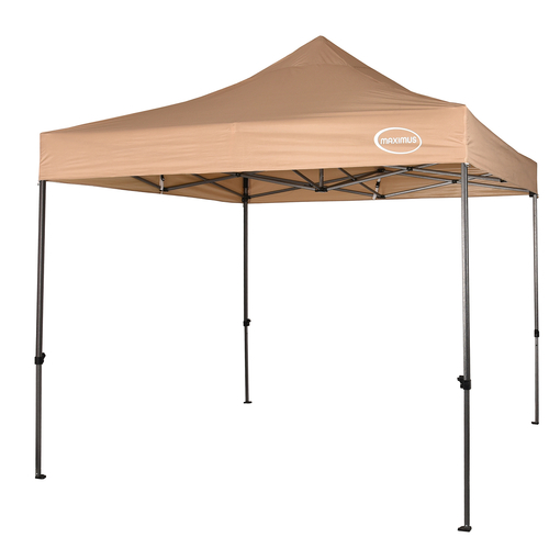 MAXIMUS HEAVY DUTY GAZEBO NO SIDES (BEIGE )
