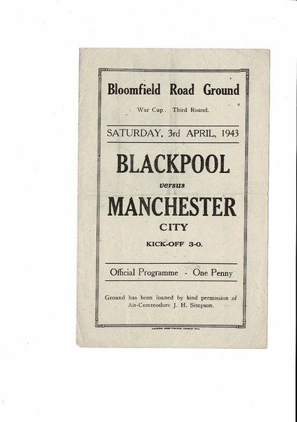 More Football Programmes listed today