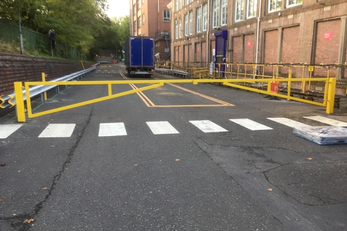 1000mm high Double Car Park Barrier