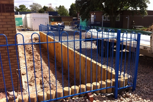 1200mm high bowtop railing panel