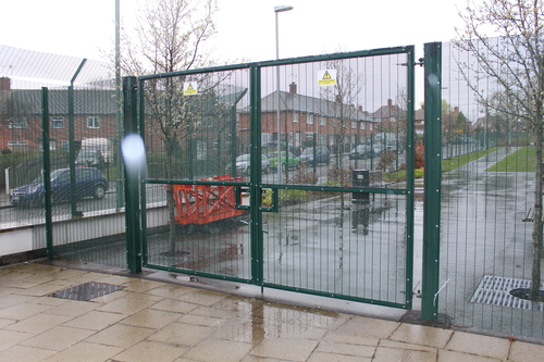 1800mm high Double 358 mesh gates