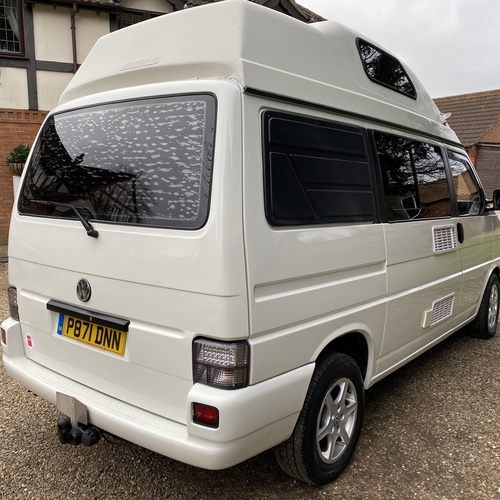 VW T4 Transporter Camper Van 4 Berth 2.4D White High Top Nice Spec Beautiful