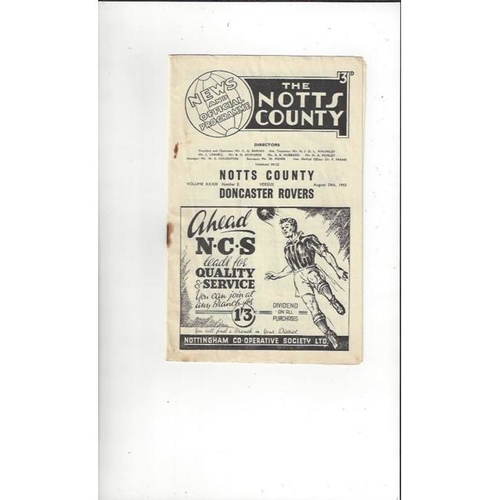 Notts County Home Football Programmes