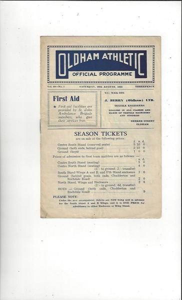 More Football Programmes listed today