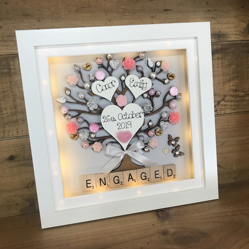 “ Floral love “ wedding frame